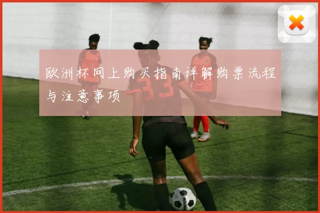 欧洲杯网上购买指南详解购票流程与注意事项