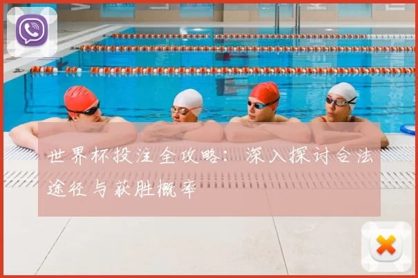 世界杯投注全攻略：深入探讨合法途径与获胜概率